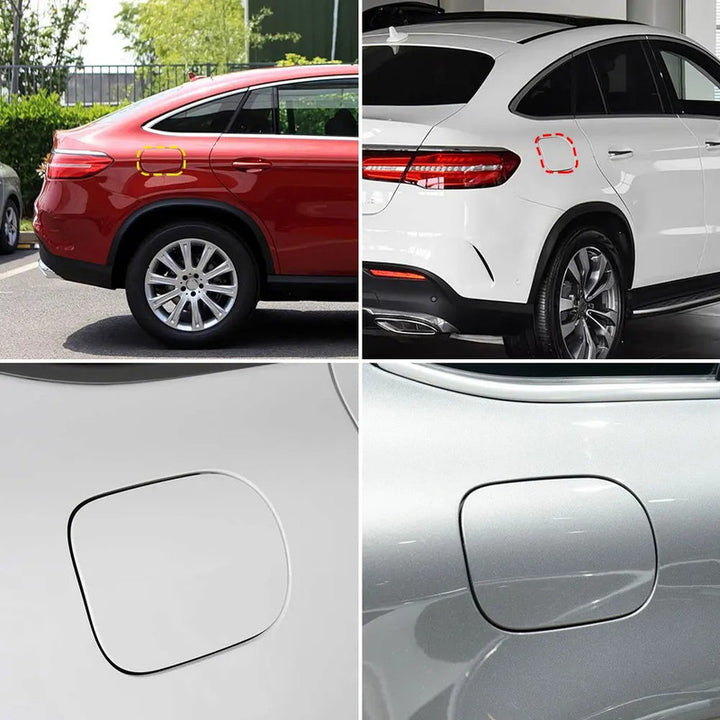 Car Craft Compatible With Mercedes Benz Gle Class Coupe W166 W292 2015-2019 Car External Fuel Filler Cap Cover Fuel Tank Filling Port Cover Plate 2927570006 Unpainted