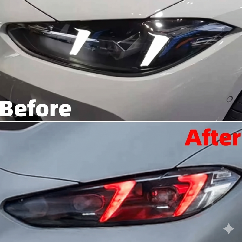 Car Craft Compatible With Bmw M3 G80 G82 M4 G83 4 Series G22 G26 Lci 2025 + Csl Led Style Led Style Headlight Drl Daytime Running Light Angel Eye Led Module Rgbw