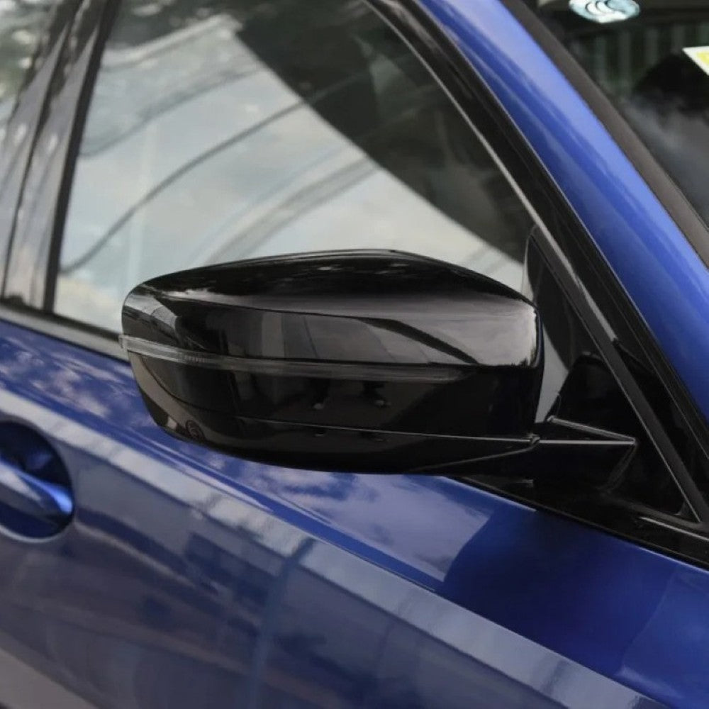 Car Craft Compatible With Bmw 3 Series F30 2012-2018 Rear Side View Mirror Cover Assembly For Converted Car To G20 G28 G80 G20 Style Rhd