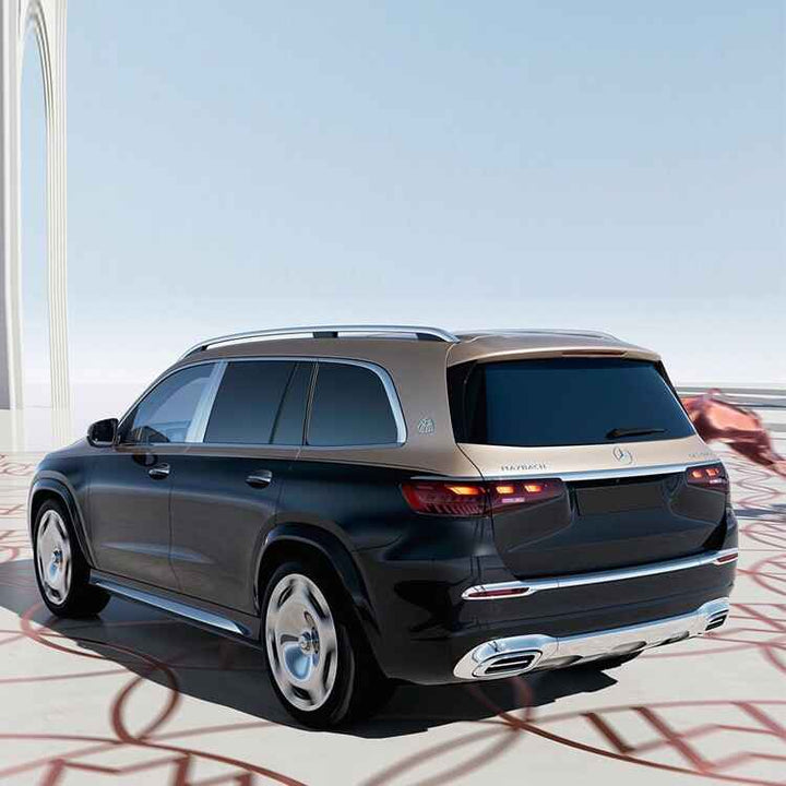 Car Craft Compatible With Mercedes Benz Gls W167 X167 2019-2024 Upgrade Facelift Convert To Gls Maybach Style Wheel Arch Fener Trim A1678845000 / A1678855000-2 Front Right