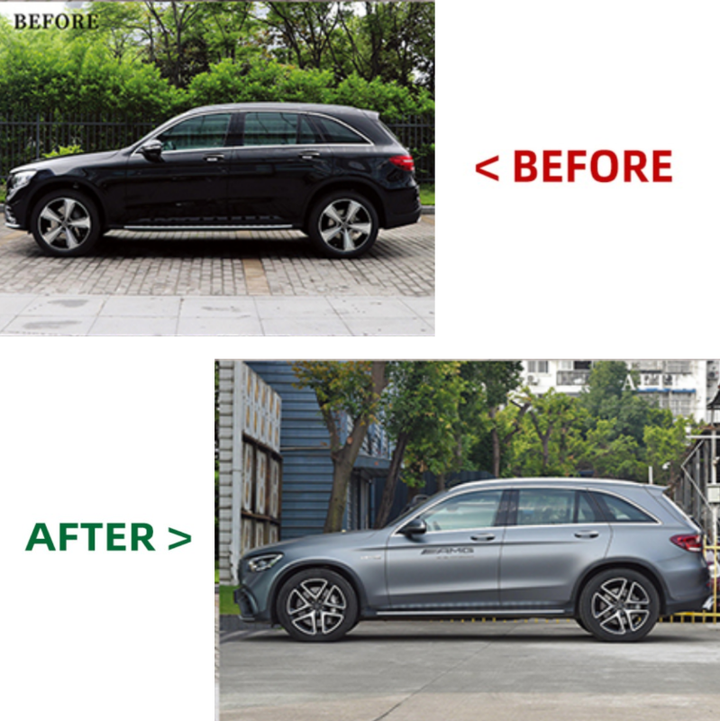 Car Craft Compatible With Mercedes Benz Glc W253 X253 2016-2019 Upgrade Facelift Convert To 2025 Glc63 Amg Conversion Bodykit Bumper Headlight Taillight CC-9796