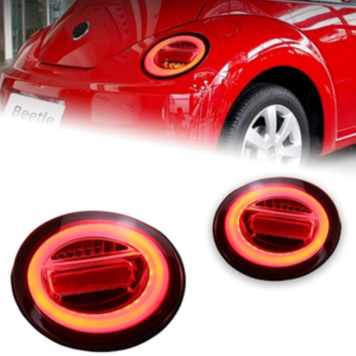 Car Craft Compatible With Volkswagne Vw Beetle 2006-2012 Car Rear Upgraded Tail Light Lamp Xenon Taillight Retrofit Upgrade Modified Led Drl Hid Red