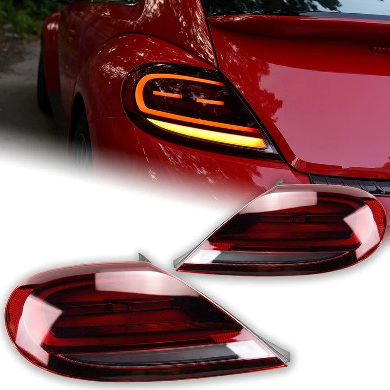 Car Craft Compatible With Volkswagne Vw Beetle 2013-2019 Car Rear Upgraded Tail Light Lamp Xenon Taillight Retrofit Upgrade Modified Led Drl Hid Smoke