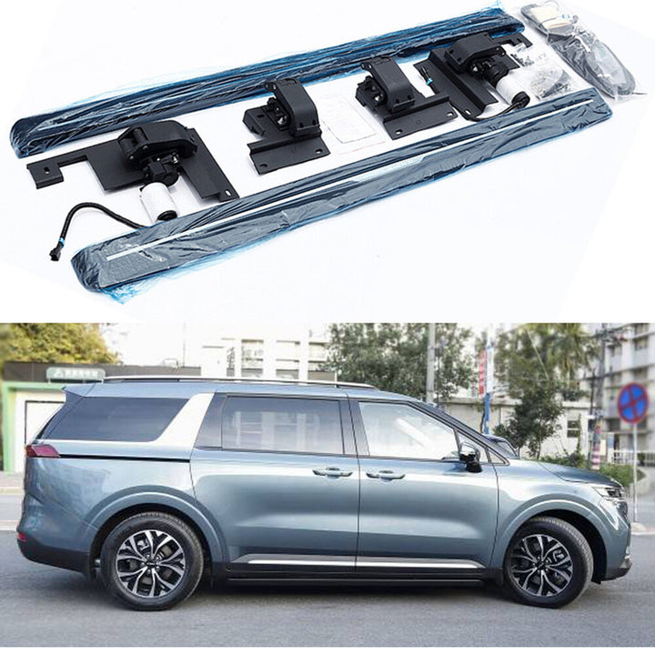 Car Craft Compatible With Kia Carnival 2023+Automatic Deployable Electric Side Step Retractable Ladder Pedal Running Boards Side Step - CAR CRAFT INDIA