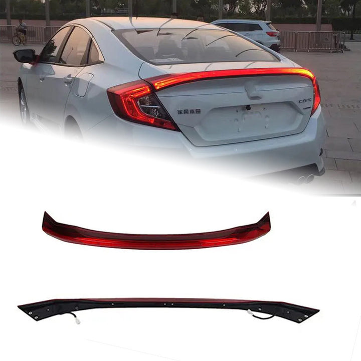 Car Craft Compatible With Honda Civic 10th Gen 2016-2020 Car Rear Upgraded Tail Light Lamp Xenon Taillight Retrofit Upgrade Modified Led Drl Hid Trunk Centre Bar