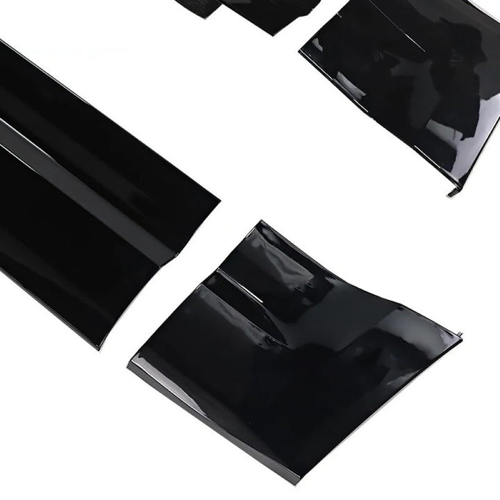 Car Craft Compatible With Range Land Rover Defender 110 L663 Lr129997 2020+ Black Knight Front And Back Side Skirt Door Protective Panel Surround Door Trim Panel Side Skirts Lip 4 Door - CAR CRAFT INDIA