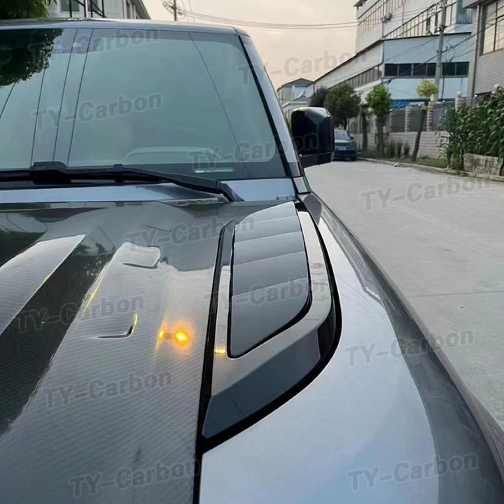 Car Craft Compatible With Range Land Rover Defender 90 110 L663 Lr129997 2020+ Bonnot Hood Air Vent Trim Flap Model B - CAR CRAFT INDIA