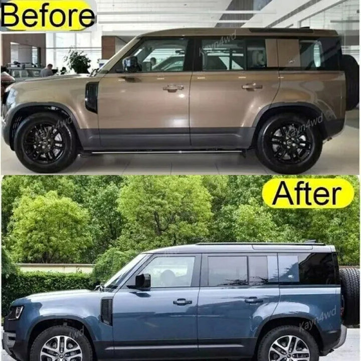 Car Craft Compatible With Range Land Rover Defender 110 130 L663 Lr129997 2020+ Roof Rail Bars Luggage Rack Carrier Bar 4 Door 110 130 - CAR CRAFT INDIA
