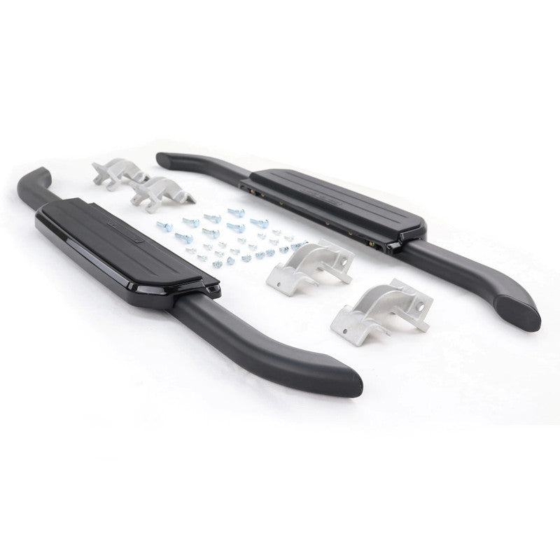 Car Craft Compatible With Range Land Rover Defender 90 L663 Lr129997 2020+ Non-slip Fixed Side Step Running Board Black 2 Door - CAR CRAFT INDIA