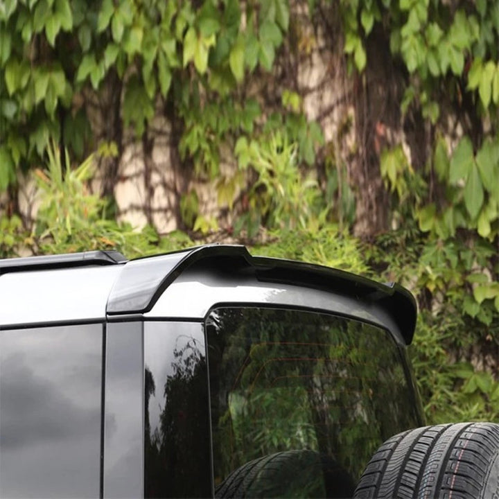 Car Craft Compatible With Range Land Rover Defender 90/110 L663 Lr129997 2020+ Rear Roof Top Wing Lip Spoiler Splitter Skirt Boot Glossy Black B - CAR CRAFT INDIA
