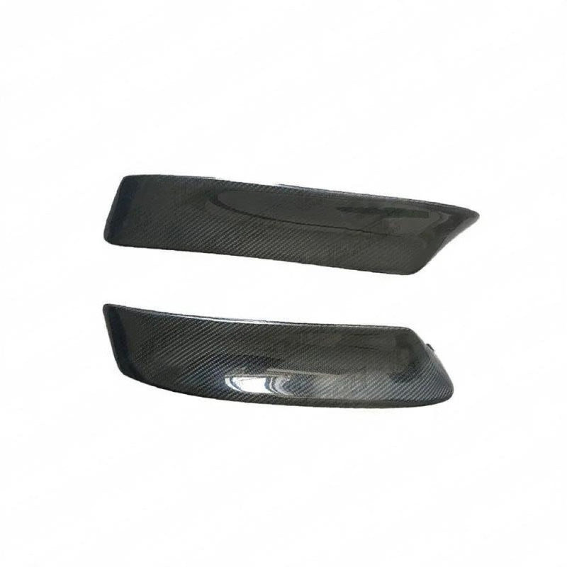 Car Craft Compatible With Bmw 3 Series E46 1999-2005 Front Bumper Splitter Skirst Trim Lip Real Carbon Fiber CC-8549