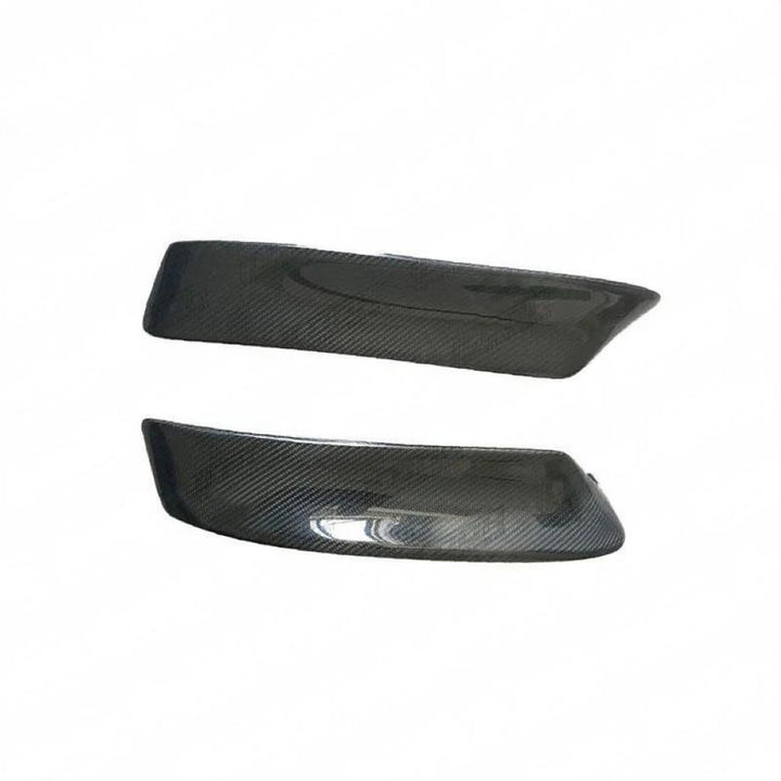 Car Craft Compatible With Bmw 3 Series E46 1999-2005 Front Bumper Splitter Skirst Trim Lip Real Carbon Fiber CC-8549
