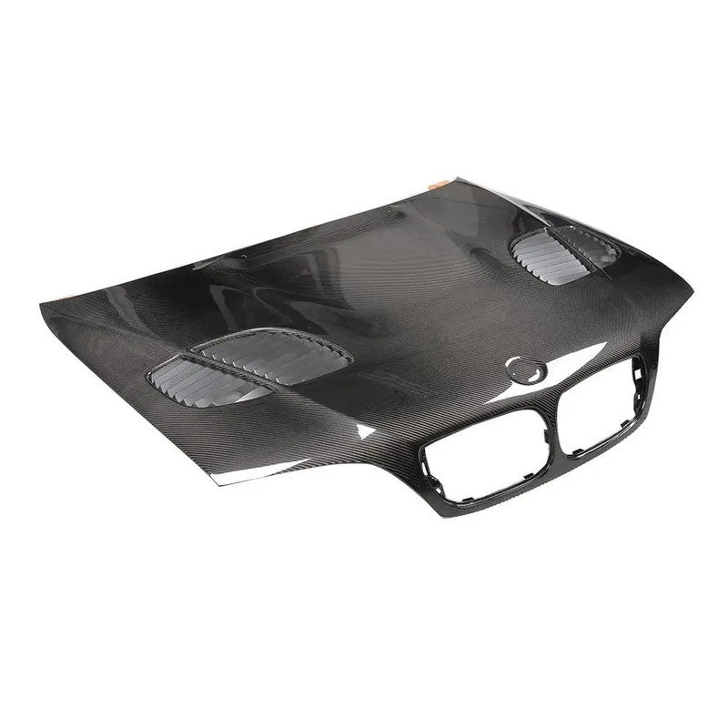 Car Craft Compatible With Bmw 3 Series E46 1999-2005 Front Bonnet Hood Real Carbon Fiber CC-8550