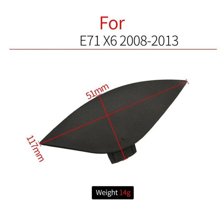 Car Craft Compatible With Bmw X6 E71 2006-2014 Rear Bumper Tow Hook Towing Tochan Trailer Cover 51127176251 Unpainted Left - CAR CRAFT INDIA