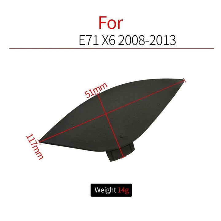 Car Craft Compatible With Bmw X6 E71 2006-2014 Rear Bumper Tow Hook Towing Tochan Trailer Cover 51127176252 Unpainted Right - CAR CRAFT INDIA