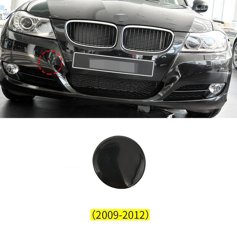 Car Craft Compatible With Bmw 3 Series E90 Lci 2009-2012 Front Bumper Tow Hook Towing Tochan Trailer Cover 51117207299 Unpainted - CAR CRAFT INDIA