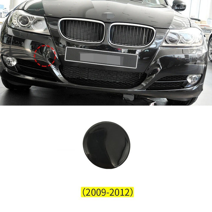 Car Craft Compatible With Bmw 3 Series E90 Lci 2009-2012 Front Bumper Tow Hook Towing Tochan Trailer Cover 51117207299 Unpainted - CAR CRAFT INDIA