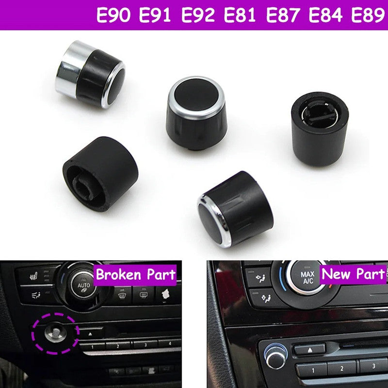 Car Craft Compatible With Bmw 1 Series E81 E82 E87 E88 2007-2011 3 Series E90 E91 E92 E93 2005-2012 X1 E84 2009-2015 Z4 E89 2009-2015 Car Radio Cd Player Volume Button Knob 65129114289 Model A CC-7826