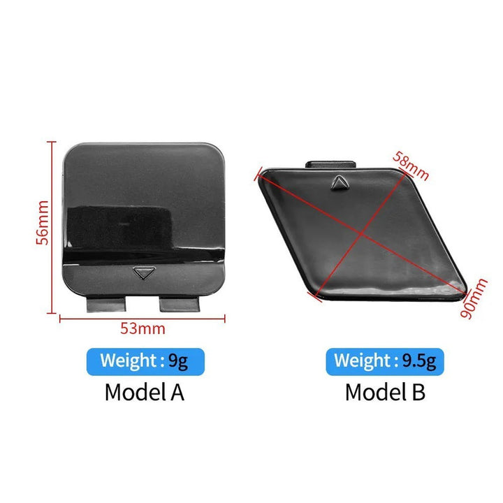 Car Craft Compatible With Bmw 7 Series F02 Lci 2013-2015 Front Bumper Tow Hook Towing Tochan Trailer Cover 51117335048 Unpainted B - CAR CRAFT INDIA