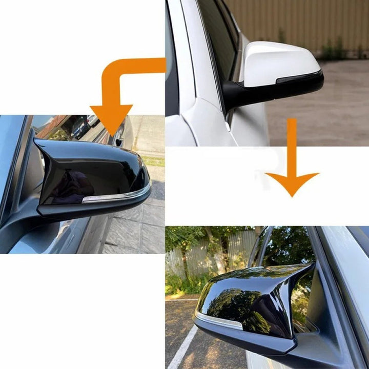 Car Craft Compatible With Bmw 5 Series F10 F07 Gt 14-17 6 Series F06 F12 13-16 7 Series F02 13-16 M3 M4 M5 M6 M7 Side Rear View Case Door Wing Cap Shell Housing Mirror Covers Carbon Fiber Look