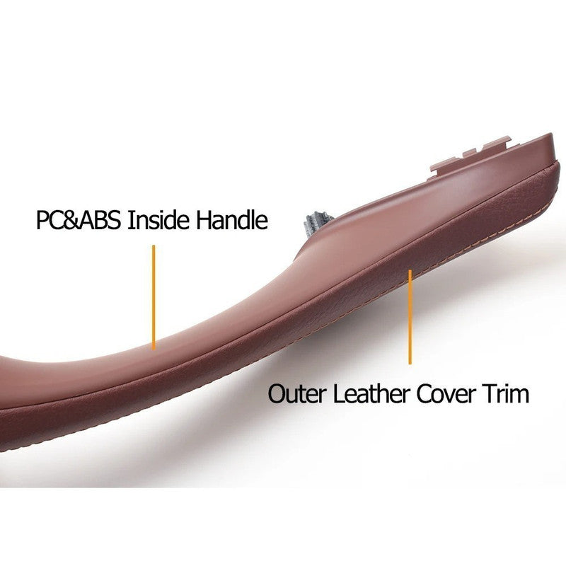 Car Craft Compatible With Bmw 5 Series F10 2010-2017 Car Interior Door Armrest Inside Pull Handle Single Handle Left Red Brown 51417261954l Rhd Model A CC-7890 - CAR CRAFT INDIA