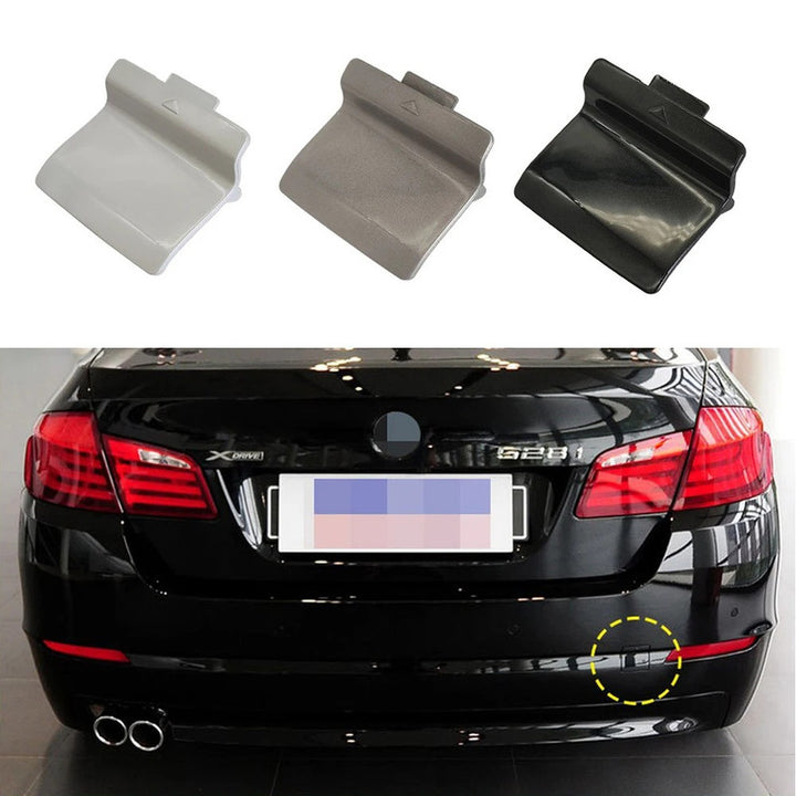 Car Craft Compatible With Bmw 5 Series F10 2010-2013 Rear Bumper Tow Hook Towing Tochan Trailer Cover 51127240133 Unpainted - CAR CRAFT INDIA