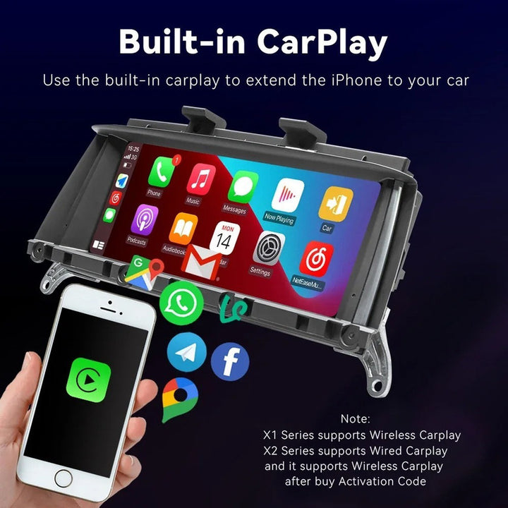 Car Craft Compatible With Bmw X3 X4 F25 F26 2010-2017 Android Multimedia Infotainment Touchscreen Dvd Player Wireless Carplay Android Auto 4gb +64gb 8.8 Inch Nbt