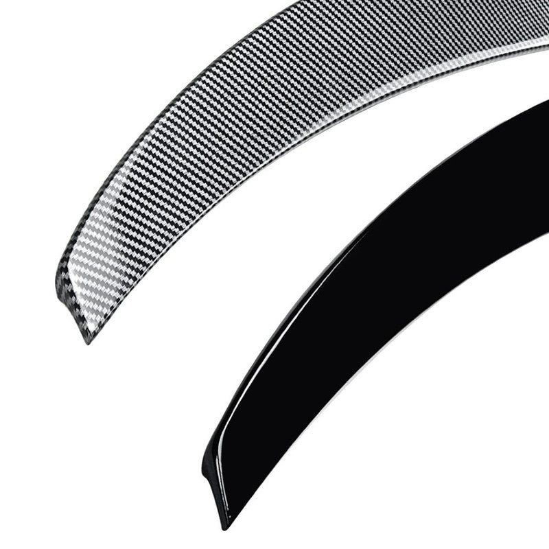 Car Craft Compatible With Bmw 3 Series F30 F80 M3 M4 2012-2019 Rear Trunk Boot Roof Wing Lip Spoiler Splitter Skirts Zst-647 Glossy Black
