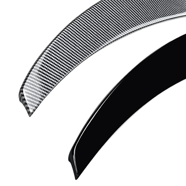 Car Craft Compatible With Bmw 3 Series F30 F80 M3 M4 2012-2019 Rear Trunk Boot Roof Wing Lip Spoiler Splitter Skirts Zst-647 Glossy Black