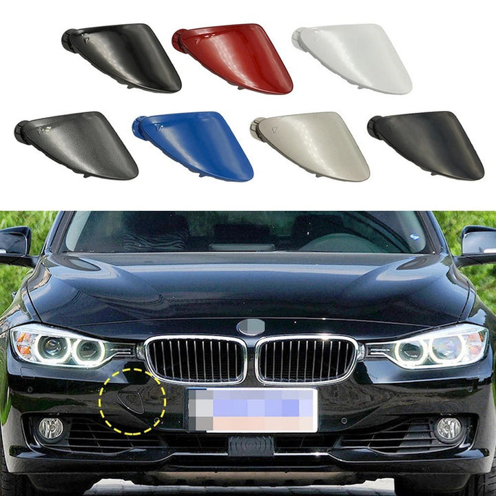 Car Craft Compatible With Bmw 3 Series F30 2012-2015 Front Bumper Tow Hook Towing Tochan Trailer Cover 51117293116 Unpainted - CAR CRAFT INDIA