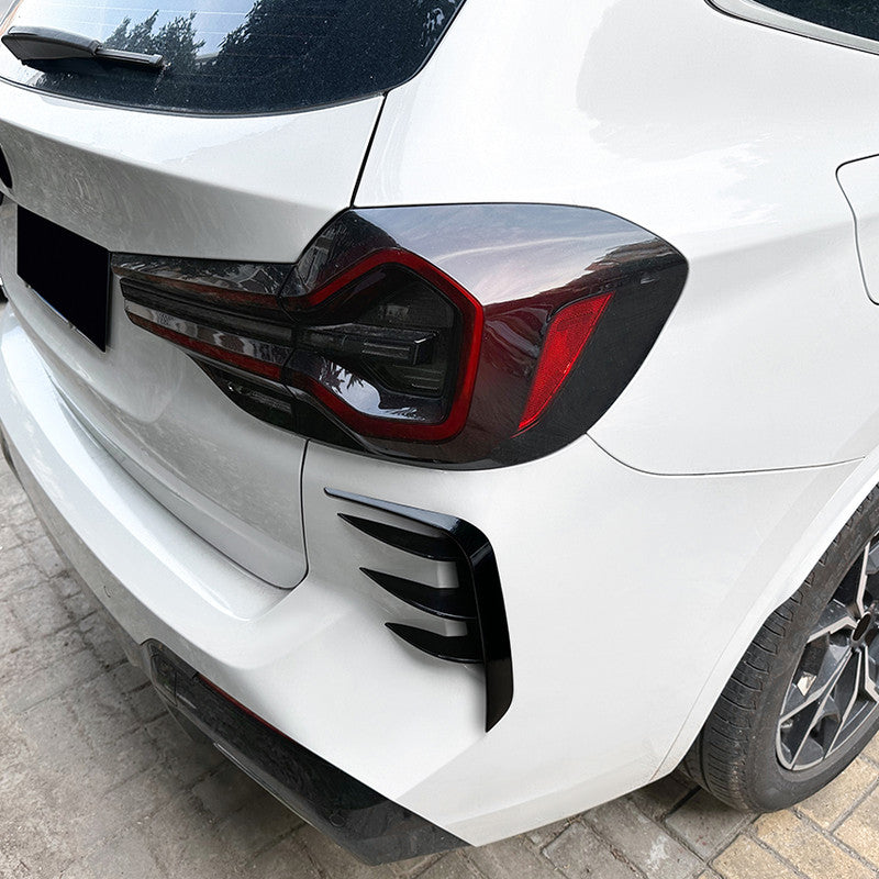 Car Craft Compatible With Bmw X3 G01 Lci 2022+ M Sports Rear Bumper Lip Splitter Skirts Canard Flag Carbon Fiber Look Zst-370 Zst-468 Cf