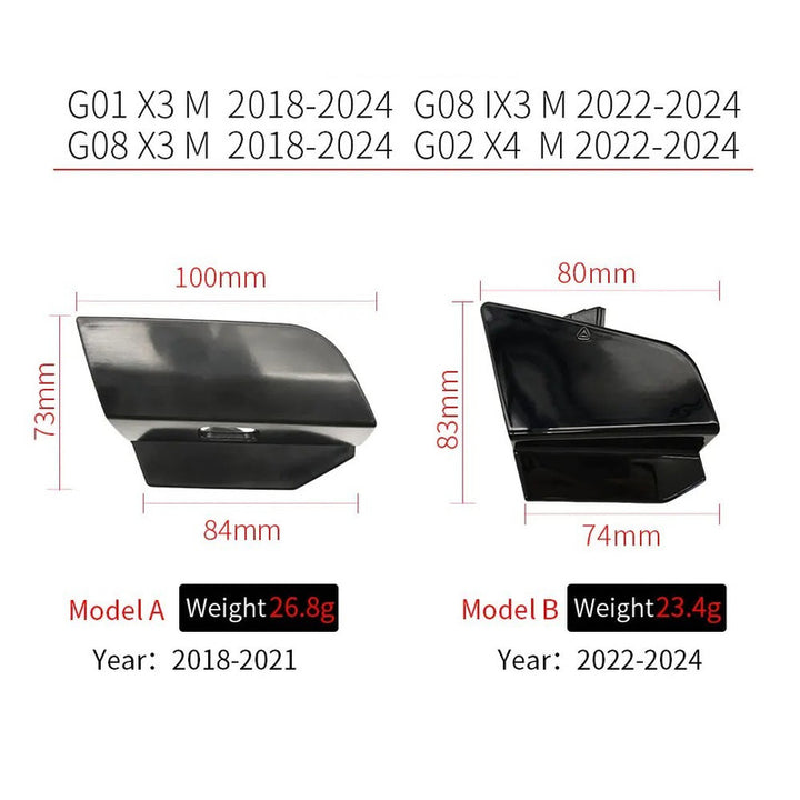 Car Craft Compatible With Bmw X3 G01 G08 2018-2020 M Sport X3m Front Bumper Tow Hook Towing Tochan Trailer Cover 51118098823 Unpainted A - CAR CRAFT INDIA