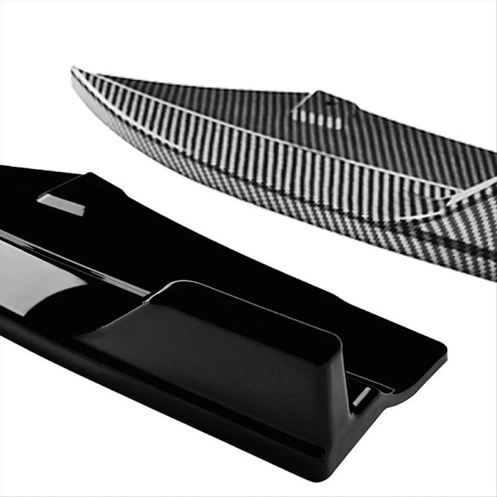 Car Craft Compatible With Bmw X3 G01 M Sport 2018-2021 Car Rear Bumper Lip Diffuser Splitter Skirts Winglet Apron Spoile Zst-624 Glossy Black