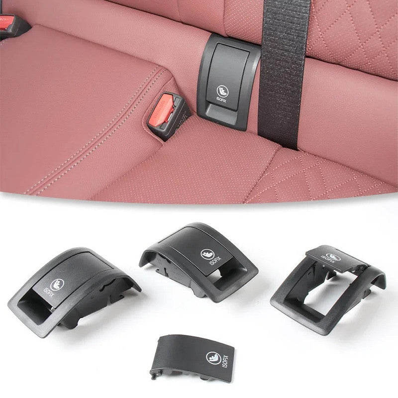 Car Craft Compatible With Bmw 3 Series G20 G28 2019-2025 Rear Bracket Child Seat Clip Rear Seat Buckle Isofix Cover Assembly 52207499571 Black CC-8940