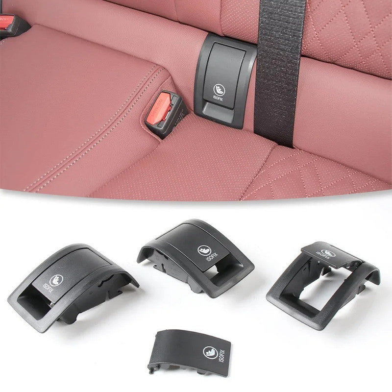 Car Craft Compatible With Bmw 3 Series G20 G28 2019-2025 Rear Bracket Child Seat Clip Rear Seat Buckle Isofix Cover Assembly 52209108437 Black CC-8939