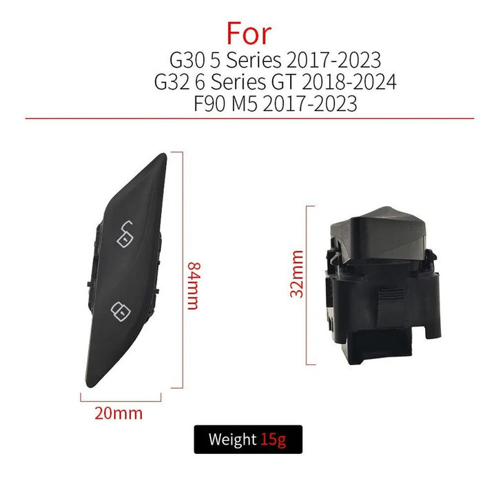 Car Craft Compatible With Bmw 5 Series G30 2017-2023 6 Series G32 Gt 2018-2023 Car Interior Central Door Lock Unlock Switch Button Cover 61319860546 Right - CAR CRAFT INDIA