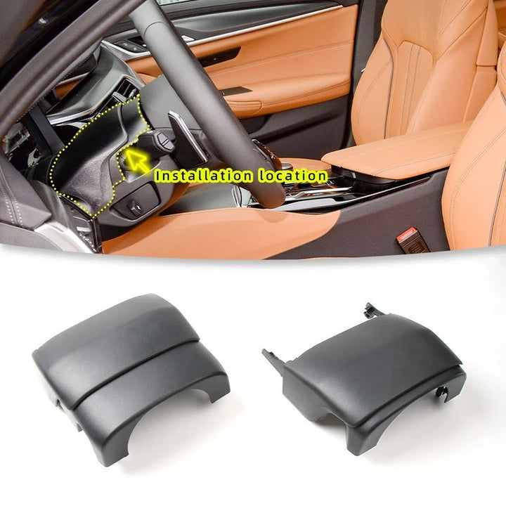 Car Craft Compatible With Bmw 5 Series G30 20017-2023 Steering Wheel Switch Guard Steering Column Trim Cover 51456805426 CC-8998