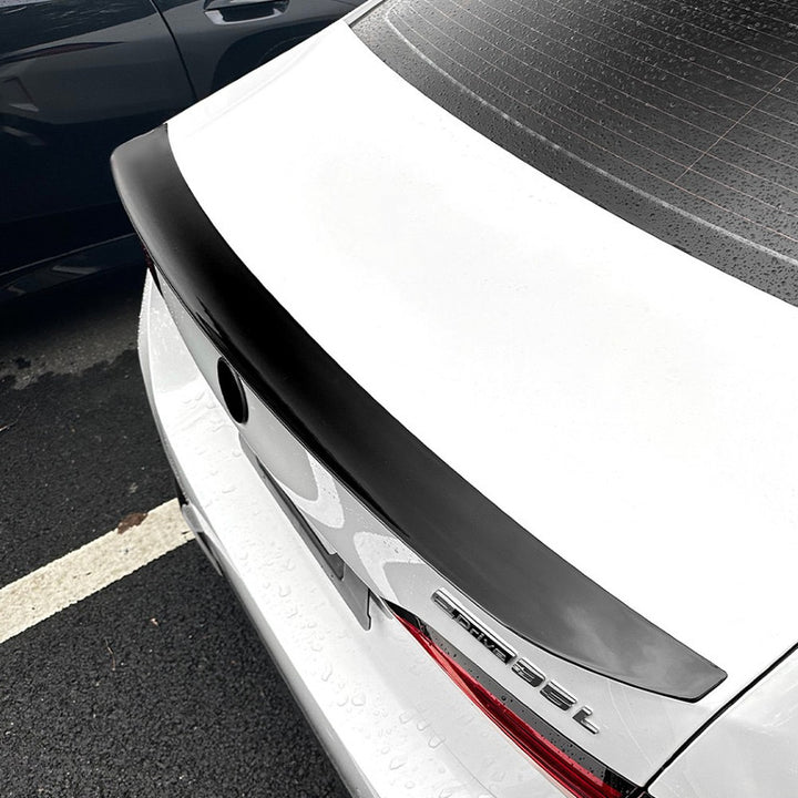 Car Craft Compatible With Bmw 5 Series I5 G60 2024+ Rear Trunk Boot Roof Wing Lip Spoiler Splitter Skirts M5 Style Zst-930 Glossy Black