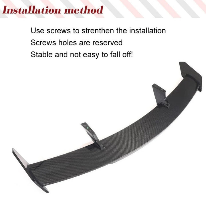 Car Craft Compatible With Bmw M3 M4 G20 G80 Sedan G82 M4 Coupe Rear Tail Wing Boot Roof Trunk Lip Spoiler 2019-2025 Gt Style Real Carbon Fiber