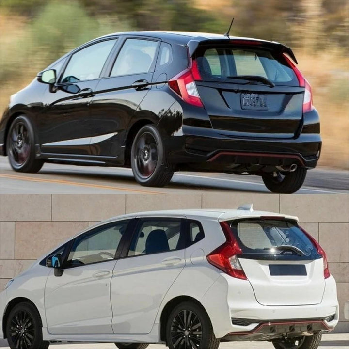 Car Craft Compatible With Honda Jazz Fit 2014-2020 Rear Trunk Wing Boot Lip Spoiler Rs Style Ar-hnda-033 Gb Glossy Black CC-8586 - CAR CRAFT INDIA