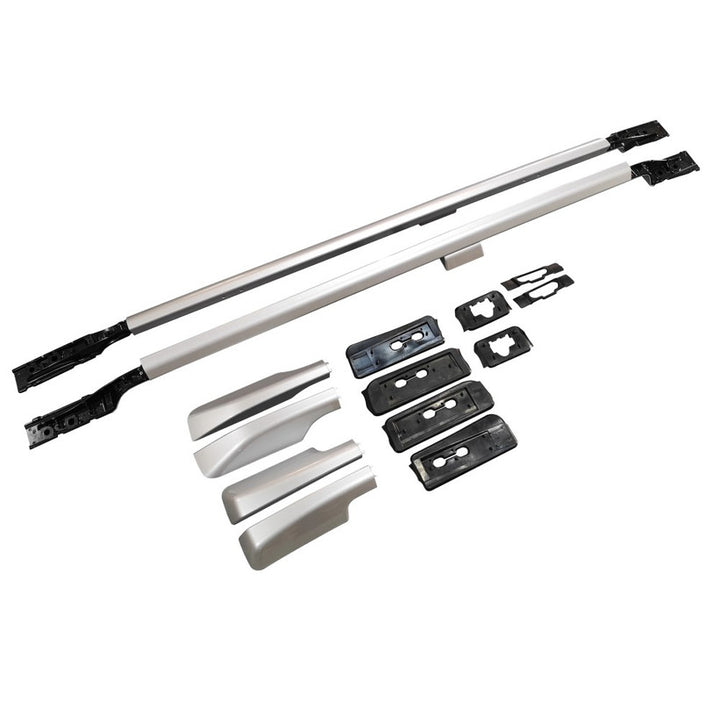 Car Craft Compatible With Toyota Land Cruiser Lc300 2022+ Roof Rail Rack Bar Ar-tyta-0148 Bl Black CC-8561 - CAR CRAFT INDIA