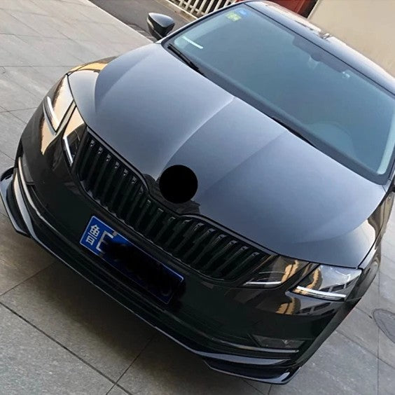 Car Craft Compatible With Skoda Octavia Iii 2017-2019 Rs Vrs Style Front Bumper Show Grill Black