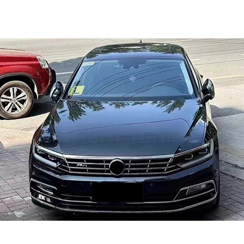 Car Craft Compatible With Vw Volkswagen Passat B8 2016-2019 Upgrade Facelift Convert To B8 R Line Style Front Bumper Bodykit