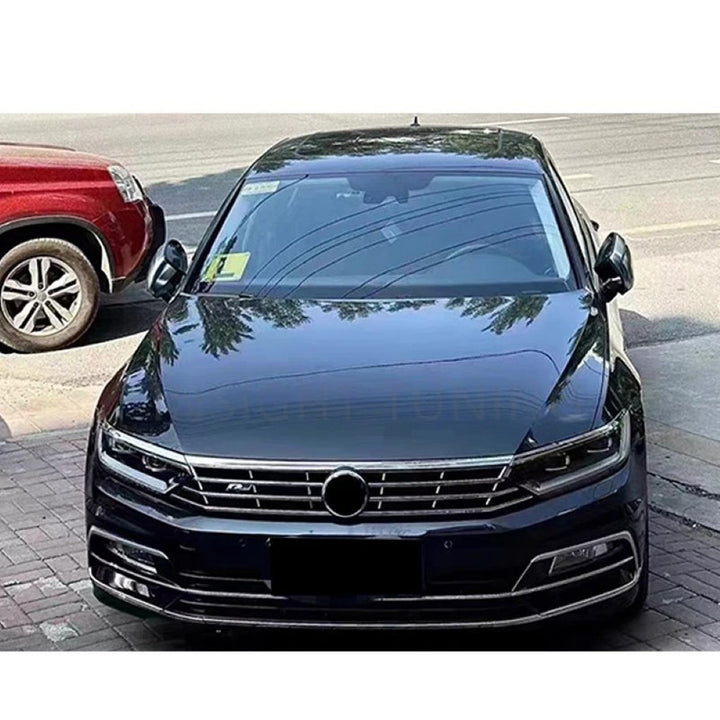 Car Craft Compatible With Vw Volkswagen Passat B8 2016-2019 Upgrade Facelift Convert To B8 R Line Style Front Bumper Bodykit