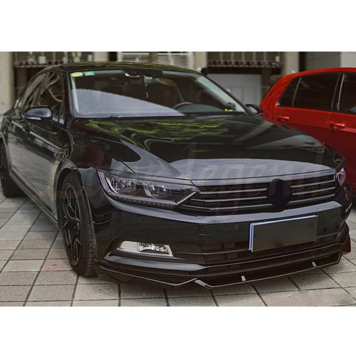 Car Craft Compatible With Vw Volkswagen Passat B8 2016-2019 Upgrade Facelift Convert To B8 R Line Style Front Bumper Show Grill