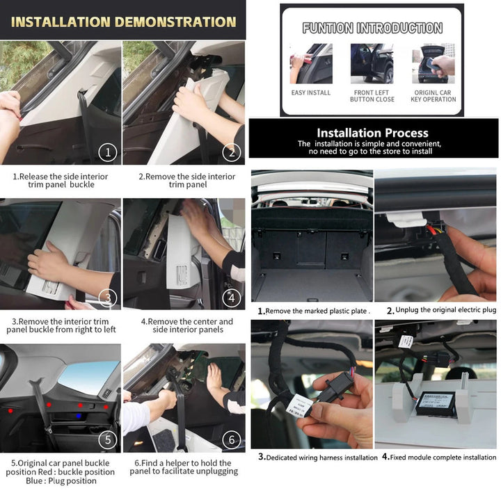 Car Craft Compatible With Skoda Octavia 2017-2019 Rear Intelligent Electric Boot Lifting Trunk Boot Opening Automatic Power Tailgate Refitted 2 Struts