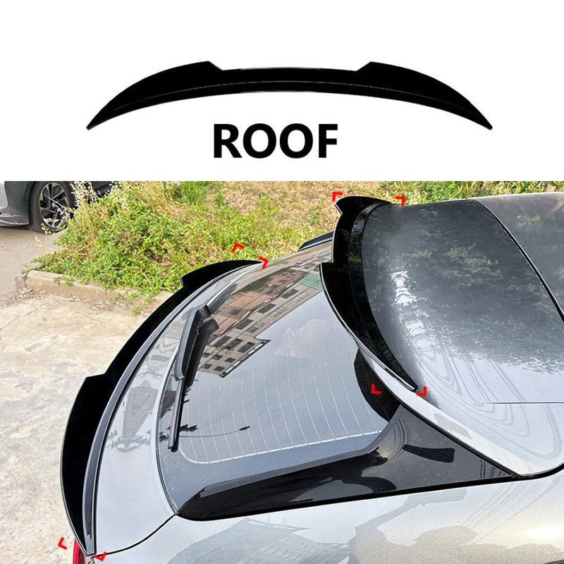 Car Craft Compatible With Audi Q3 F3 Coupe 2019-2024 Rear Roof Boot Trunk Wing Lip Spoiler Carbon Fiber Look Zst-780 Cf Usa