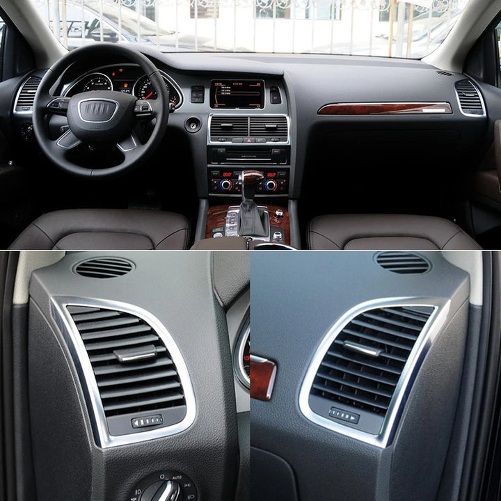Car Craft Compatible With Audi Q7 2006-2015 Car Front Dashboard Air Conditioning Ac Vent Grille Trim Outlet Assembly Left 4l0820901s L CC-7802 - CAR CRAFT INDIA