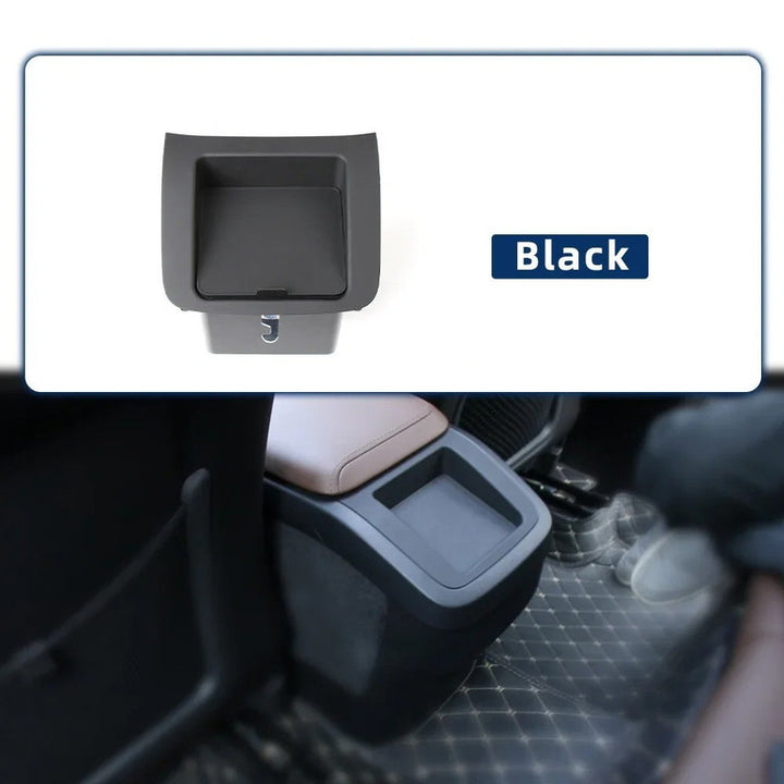 Car Craft Compatible With Volvo Xc90 2016-2025 Xc60 2018-2025 V90 2017-2025 V60 2019-2025 S90 2017-2025 Rear Storage Box Assembly Armrest Box Water Cup Holder 31469683-1 CC-8982