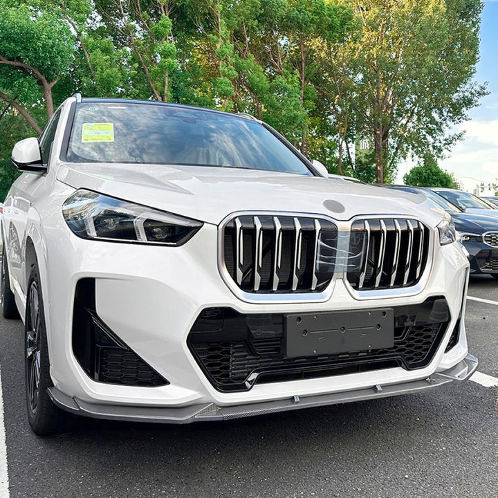 Car Craft Compatible With Bmw X1 U11 2023+ Front Bumper Lip Splitter Skirst Glossy Black Zst-522 Gb